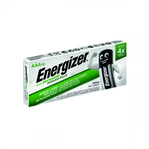 ENERGIZE RCHB BATTERIES AAA PK10