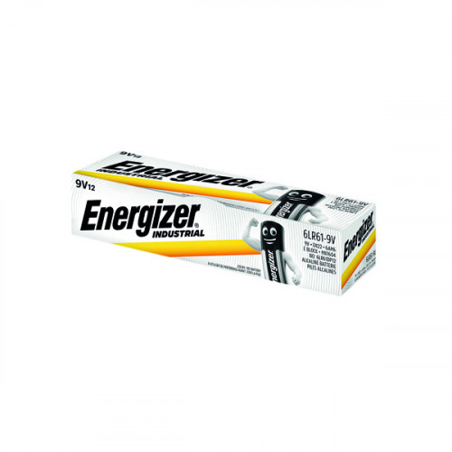 ENERGIZER INDL BATTERY 9V/6LR61 P12