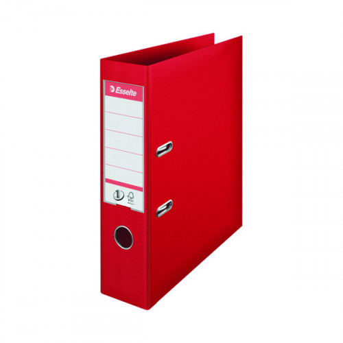 ESSELTE NO 1 L/ARCH 75MM A4 RED PK10