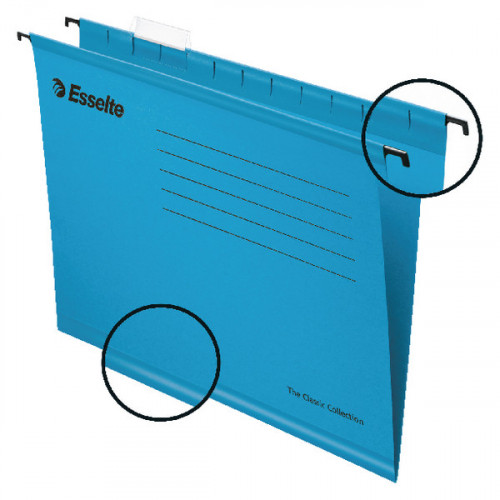 ESSELTE SUSPENSION FILE A4 BLU PK25