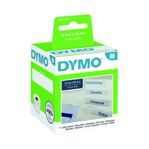 DYMO SUSN FILE LABEL 50X12MM PK220