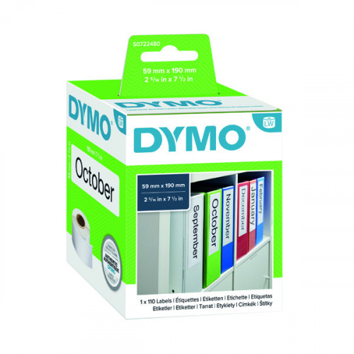 DYMO LEVER ARCH LABEL 190X59MM PK110