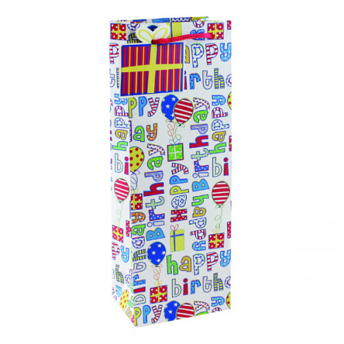 Happy Birthday Bottle Bag (Pack of 6) 26955-4