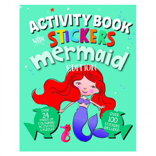 Mermaid Activity Book with Stickers (Pack of 12) 26070-MERM