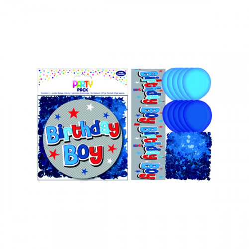 Birthday Boy Party Pack Blue (Pack of 6) 13707-PP