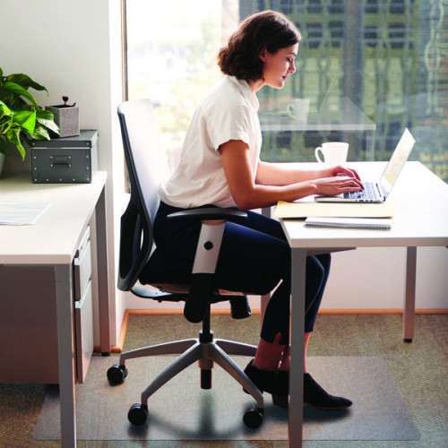FLOORTEX PVC CHAIR MAT 1200X750 CLR