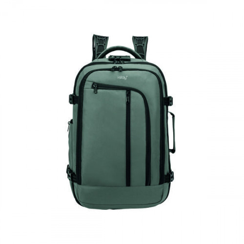 I-Stay 15.6 Inch Laptop Backpack with Padlock and USB Port Grey IS0215