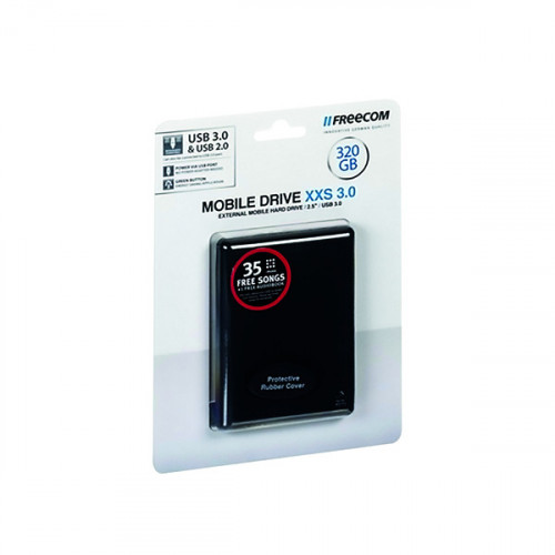 Freecom Mobile XXS Drive 2TB USB External Hard Disk Drive Black 56334