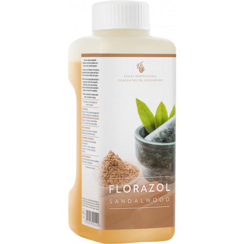 Evans Florazol Concentrated Deodoriser - Sandalwood per 1Ltr (A108AEV)