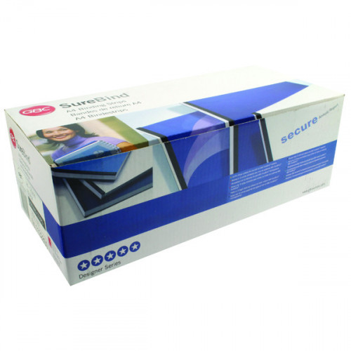 GBC SUREBIND A4 25MM STRIP BLK PK100