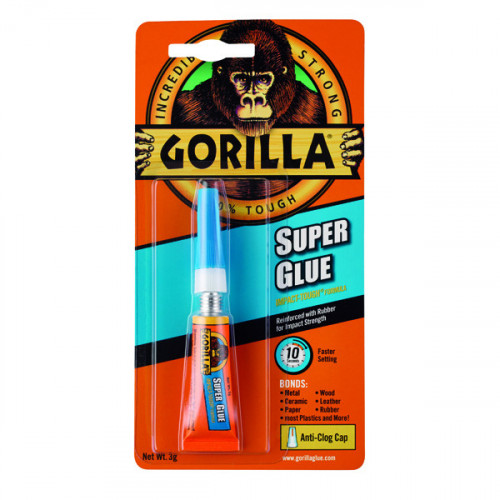 Gorilla Super Glue Waterproof 3g Tube 4044301