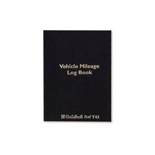 GUILDHALL VEHICLE MILEAGE LOG BOOK