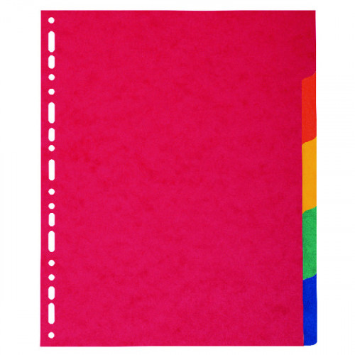 Exacompta Pressboard Dividers 5-Part A4 Maxi 2405E