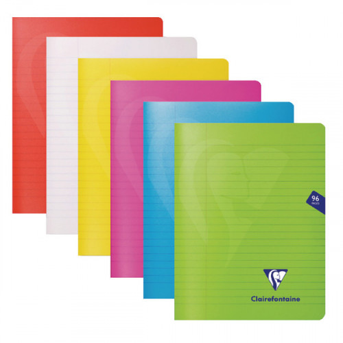 Clairefontaine Mimseys Notebook A5 Assorted (Pack of 10) 303745C