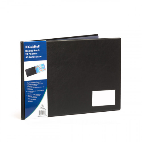 GUILDHAL DISPLAY BOOK LCAP 24 PKT A3