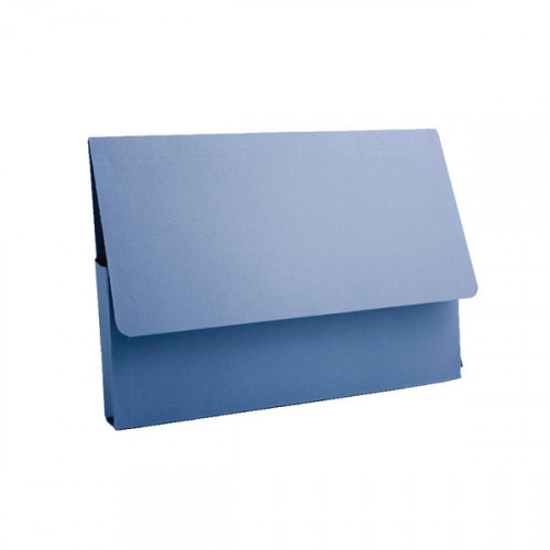 GUILDHALL DOC WALLET A4 BLUE PK50