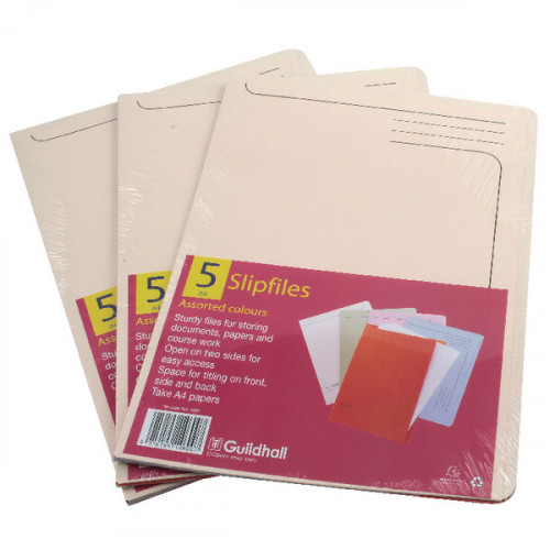 Exacompta Guildhall Slipfile Manilla 230gsm Cream (Pack of 50) 4609Z