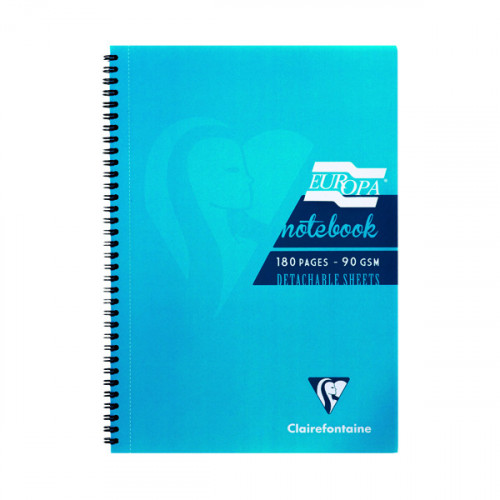 EUROPA A4 NOTEBOOK TURQUOISE PK5