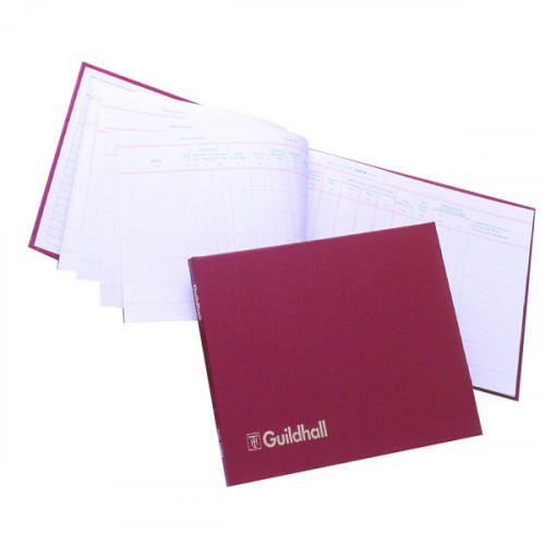 Exacompta Guildhall Wages Book 149x203mm 18 Employee 202H 1610