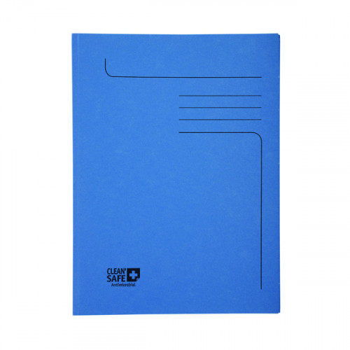 Exacompta Clean Safe 2 Flap Folders A4 (Pack of 5) 33122E