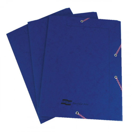 Exacompta Europa Portfolio File A4 Dark Blue (Pack of 10) 55502SE