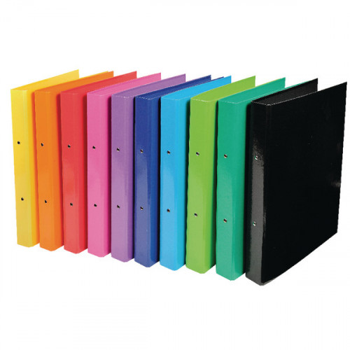 IDERAMA A4 2 RING BINDER AST PK10