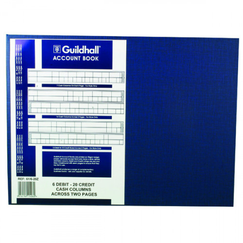 Exacompta Guildhall Account Book 80 Pages 61/6-20 1408