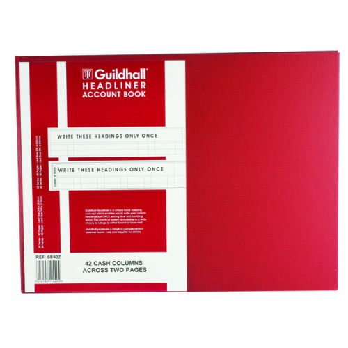 Exacompta Guildhall Headliner Book 80 Pages 298x405mm 68/42 1449