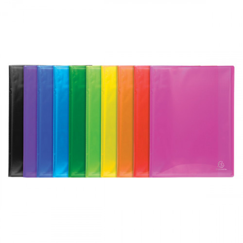 Exacompta Iderama Display Book 40 Pocket A4 Assorted (Pack of 12) 85870E