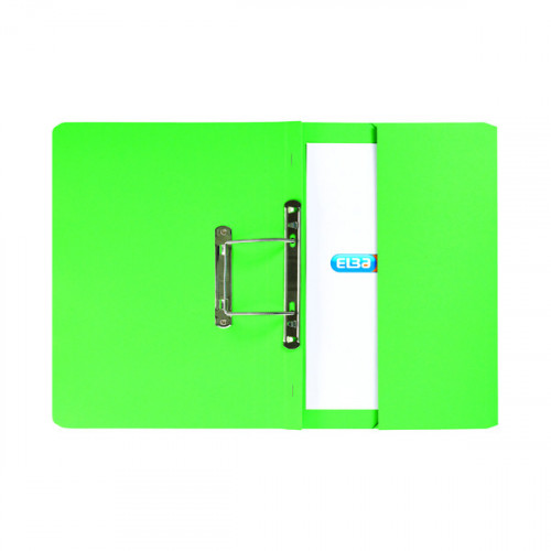 ELBA SPRING PKT FILE FC GREEN PK25