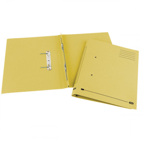 Elba Spirosort Spring Files Foolscap Yellow (Pack of 25) 100090163