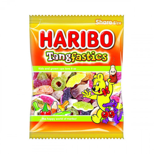 Haribo Tangfastics 140g Bag (Pack of 12) 145730