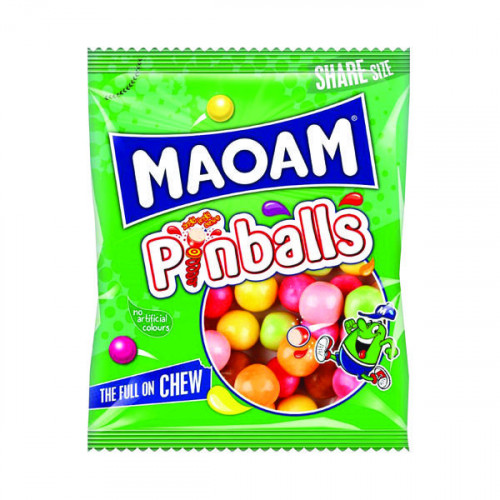 Maoam Pinballs Share Size Bag 140g (Pack of 12) 540730