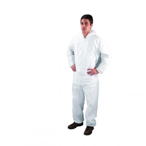HPC NON-WOVEN COVERALLS XXL WHITE