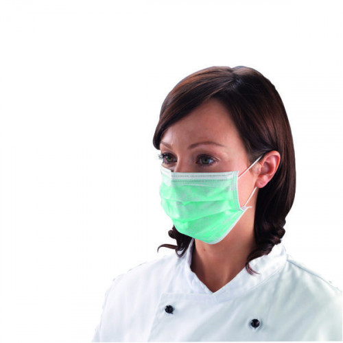 Shield Non-Woven 3Ply Type IIR Face Mask (Pack of 50) DK01GL