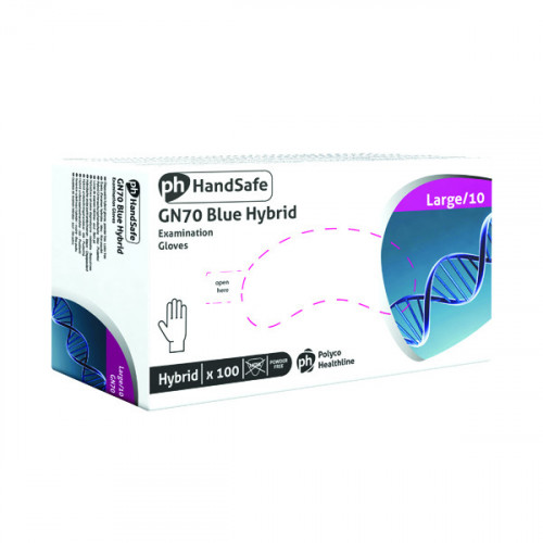 SHIELD VIN/NIT P/F D/GLOVES L PK100