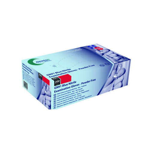 HANDSAFE NITRILE PF GLOVES LRG PK200