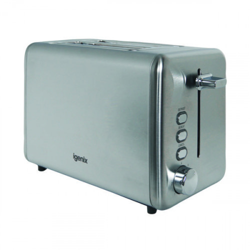 IGENIX 2 SLICE STEEL TOASTER