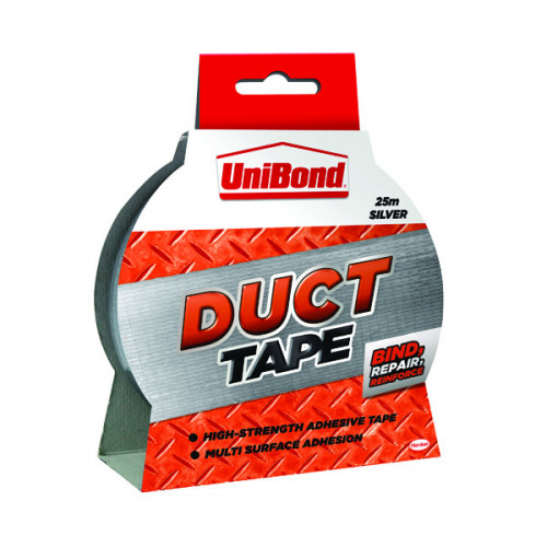 UNIBOND SILVER 50MMX25M DUCT TAPE