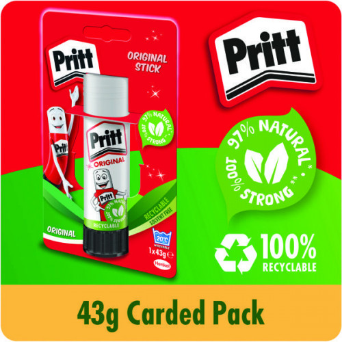 PRITT GLUE STICK 43G PACK OF 12