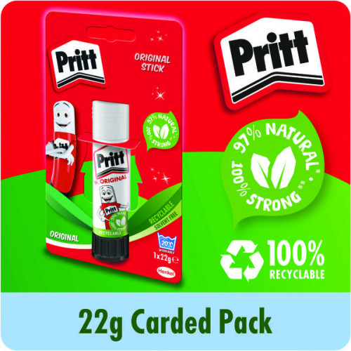 PRITT STICK MEDIUM 22GM CARDED PK12