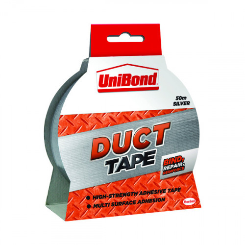 UNIBOND DUCT TAPE 50MMX50M SILVER