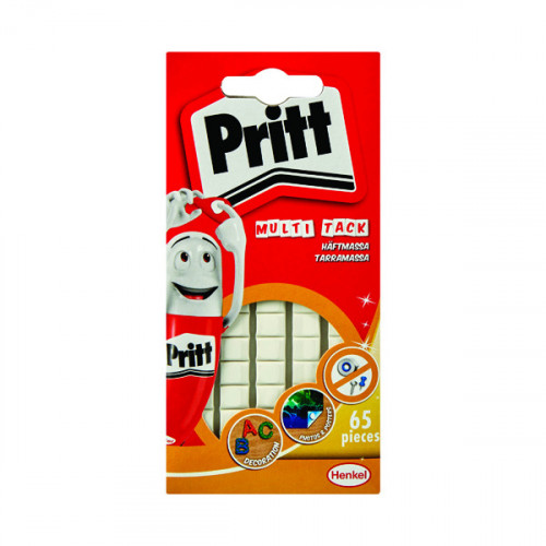 PRITT MULTI TACK 65 SQUARE WHT PK24