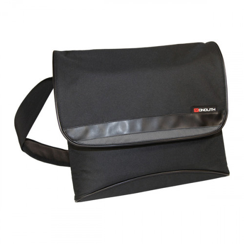 MONOLITH LAPTOP MESSENGER BAG BLACK