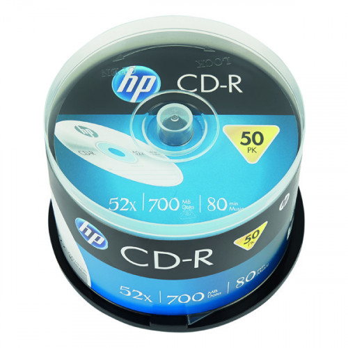 HP CD-R 52X 700MB Spindle (Pack of 50) 69307