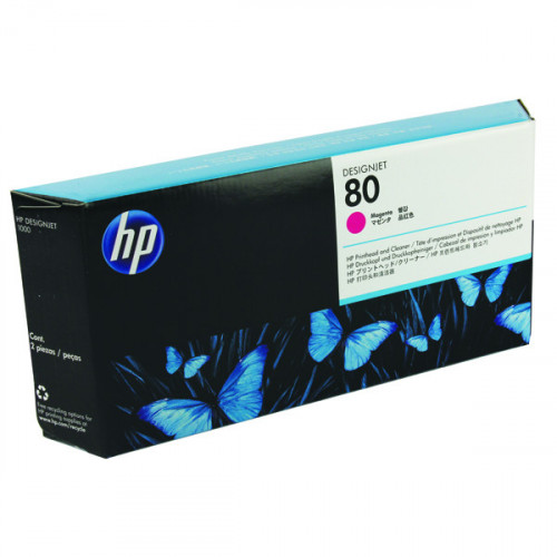 HP 80 Magenta Printhead/Cleaner C4822A