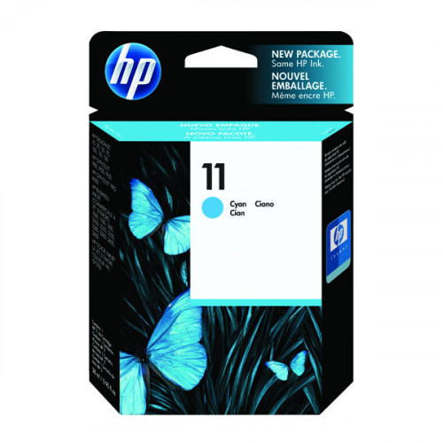 HP 11 Cyan Inkjet Print Cartridge C4836A