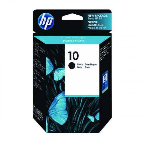HP 10 Black Inkjet Print Cartridge C4844A
