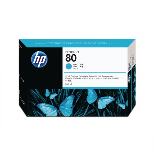 HP 80 Cyan Inkjet Print Cartridge C4846A