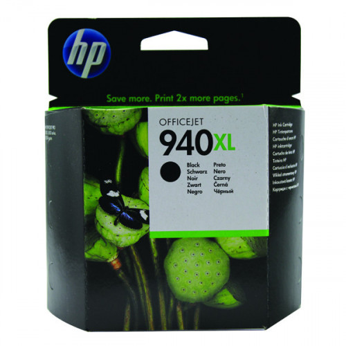 HP 940XL High Yield Black Inkjet Print Cartridge C4906AE